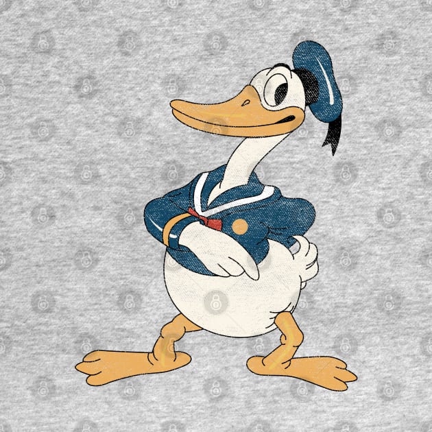 Vintage Sailor Duck (distressed) by Yellow Hexagon Designs